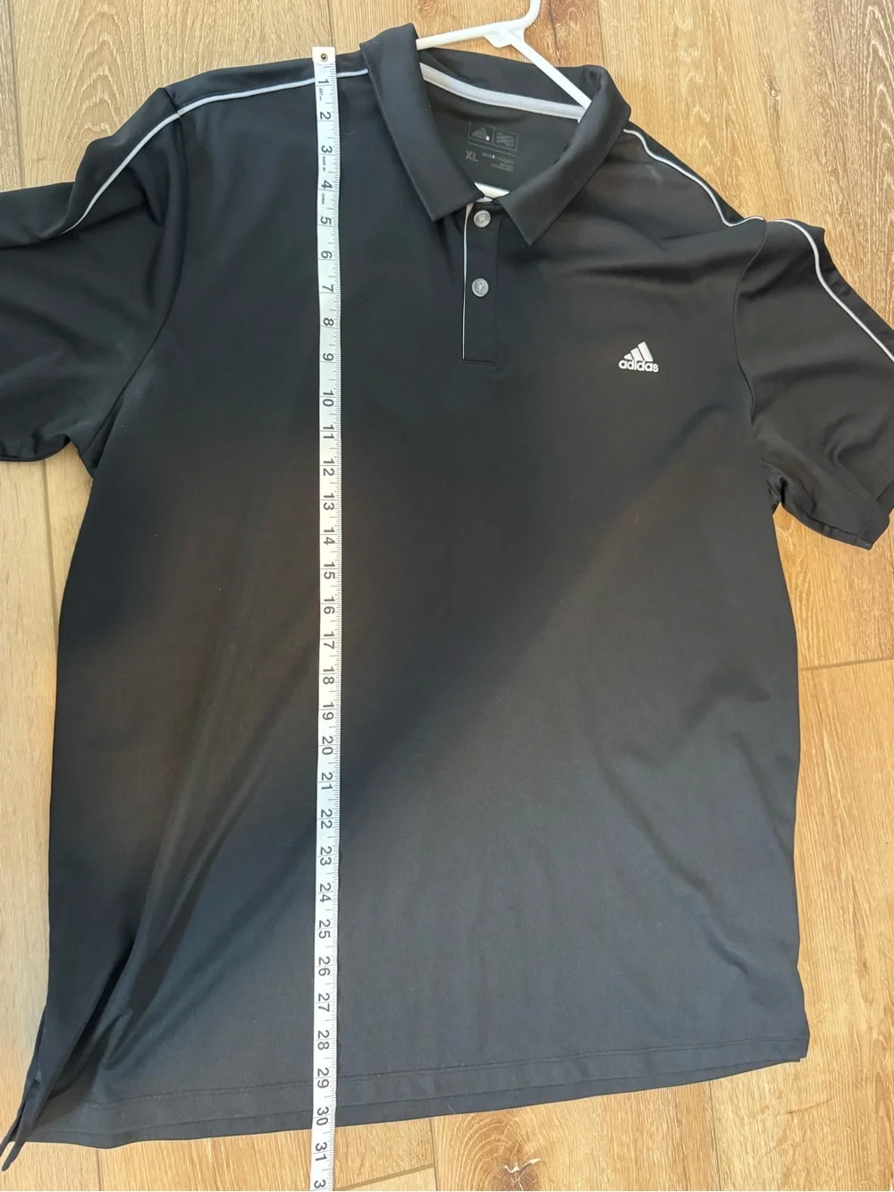 Adidas Climacool performance short-sleeve polo in black Men’s size XL